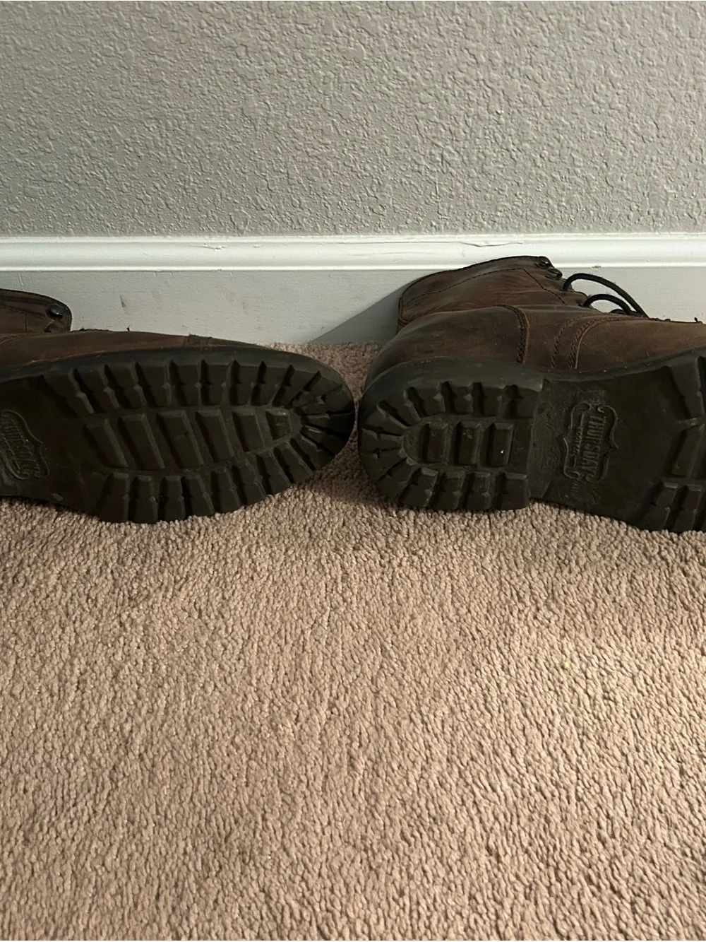 Thursday men’s brown lace up boots
